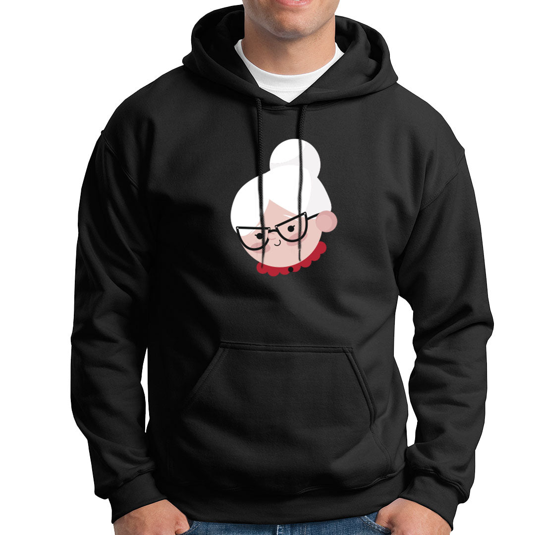 Xmas Mrs. Claus Pull-over Hoodie