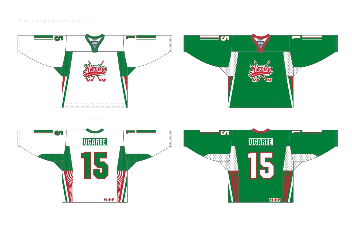Mexico National Ice Hockey Heritage Jersey