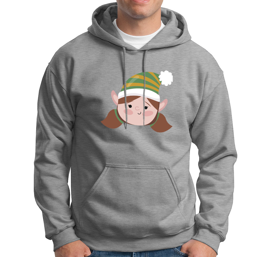 Xmas elf girl Pull-over Hoodie