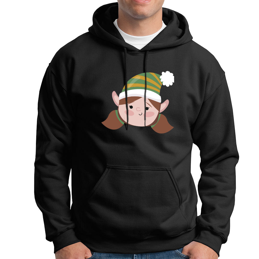 Xmas elf girl Pull-over Hoodie