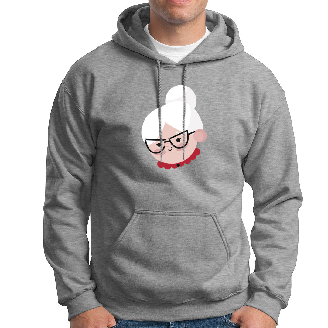 Xmas Mrs. Claus Pull-over Hoodie